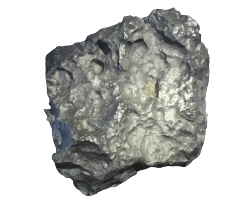 Eisenmeteorit - Heilstein, Nahaufnahme einer typischen Probe