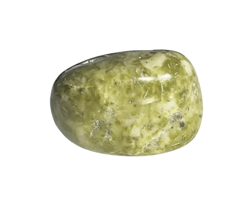 Schneeflocken-Epidot - Heilstein