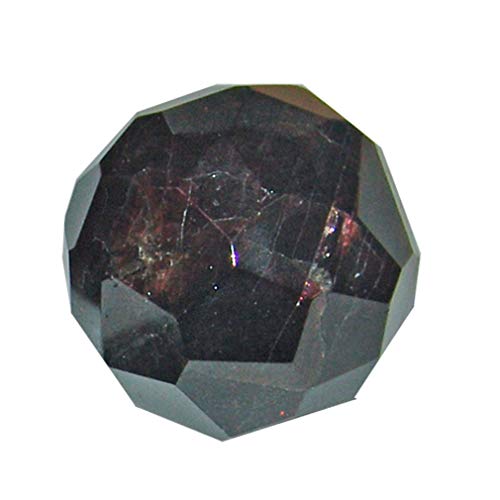 Granat Almandin facettierter polierter Trommelstein ca. 35-40 mm Handschmeichler ugs. Karfunkelstein