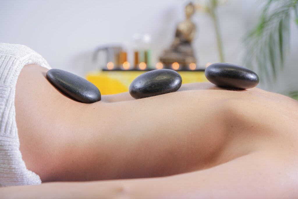 massage, massage stones, health