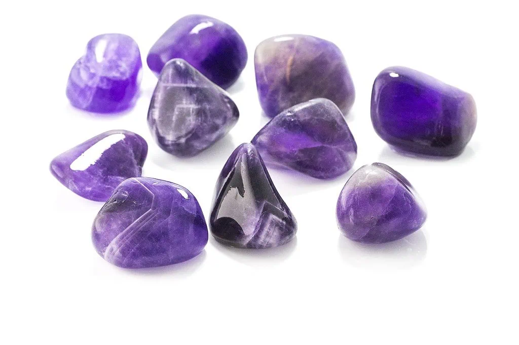 amethyst, trumlad, mineral